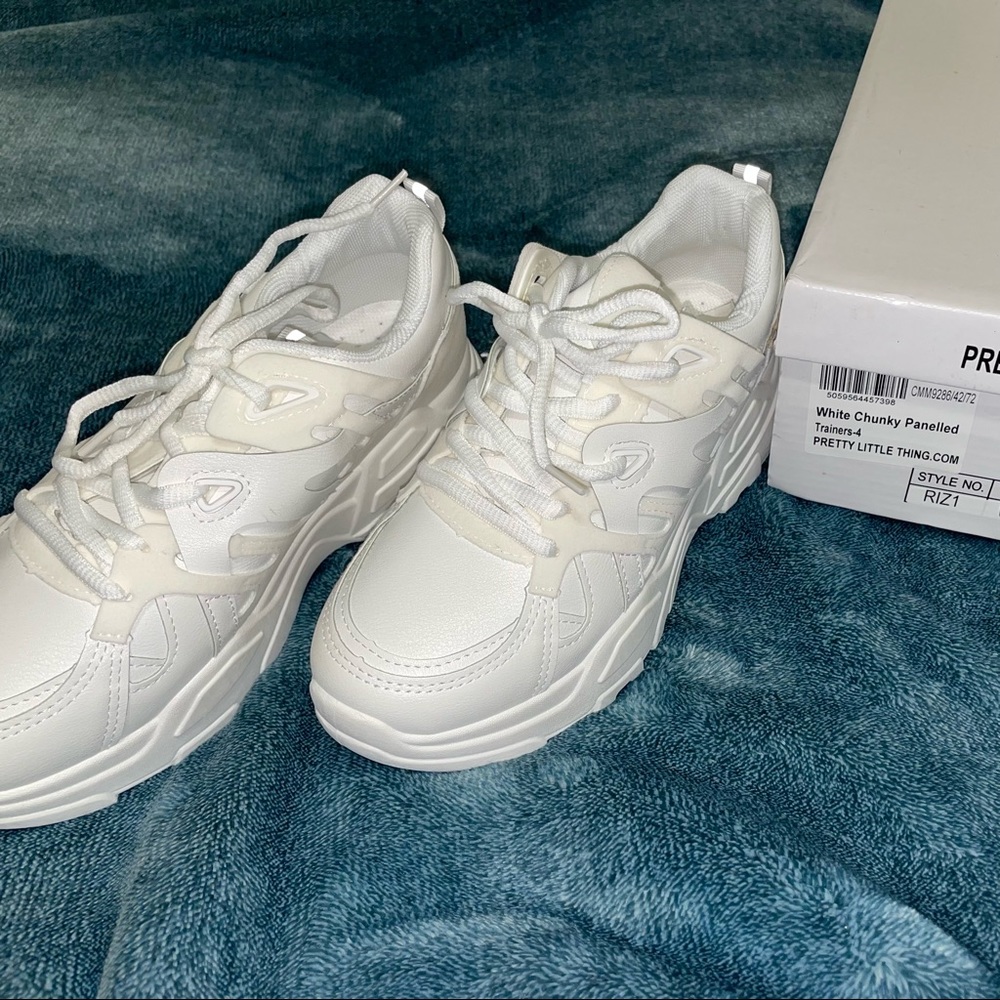White Chunky Sneakers